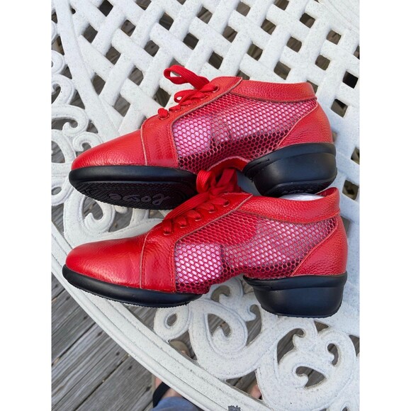 VEACAM Unisex Italian Soft Leather Red Shoes Anti Slip Size 10.5 - Picture 6 of 12